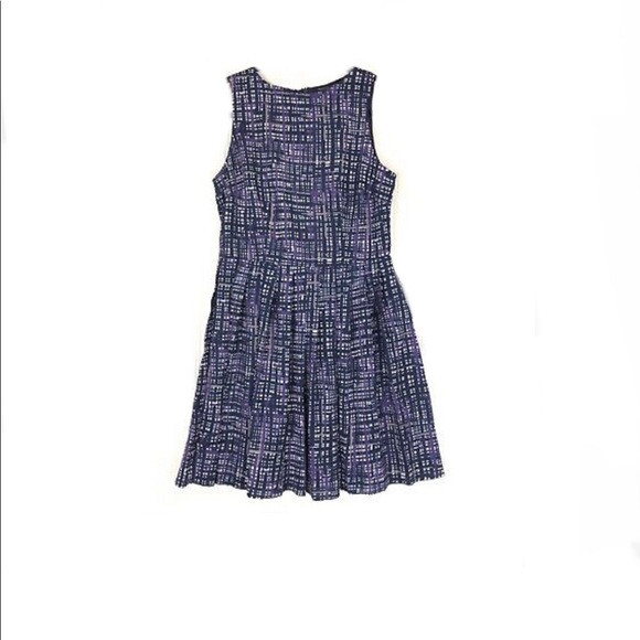 FELICITY & COCO LOLKA MULTI COLOR FIT AND FLARE DRESS SIZE L LIKE NEW - Picture 4 of 5